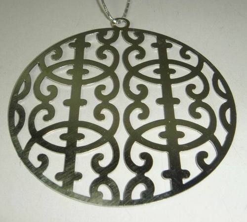 Decorative Etched Hanging Ornaments 