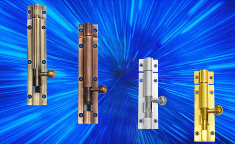 Brass Round Tower Bolts