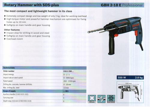 GBH 2-18 E professional