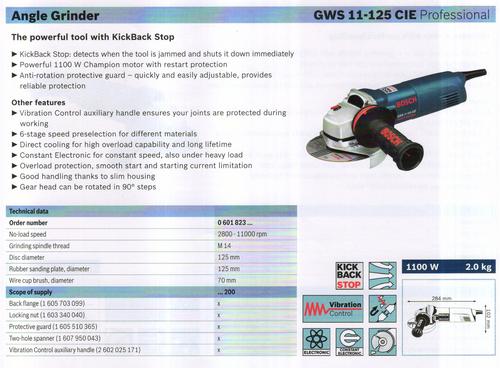 GWS 11-125 CIE professional