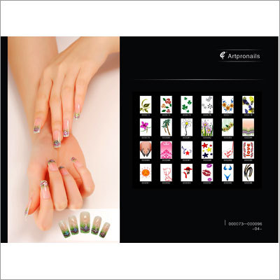 Beautiful Designer Nails - Acrylic, Various Sizes, Multicolored Patterns | Durable, Reusable Nail Art, Press-On