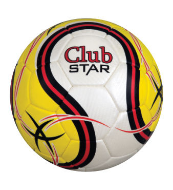 Yellow And White Club Star Soccerball