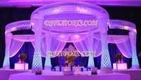 Latest  Fiber Crystal  Mandap  Set 