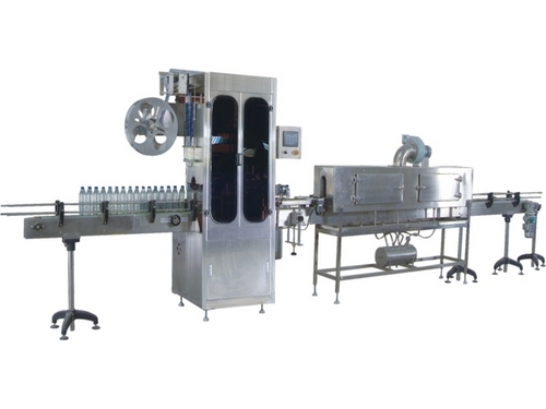 PVC SLEEVE SHRINKING LABELING MACHINE