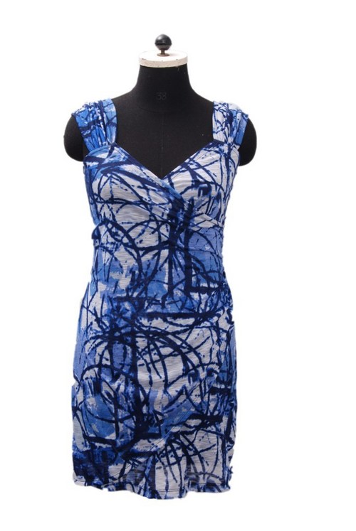 Ladies Cotton Printed Dress