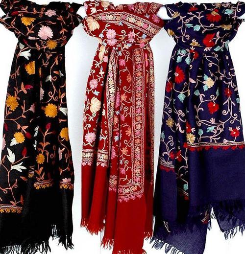 Ari Work Hand Embroidery Shawls