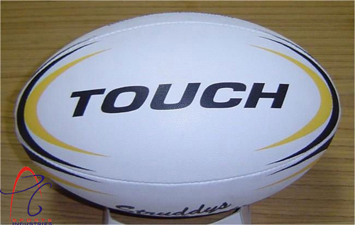 Multicolour 3 Ply Rugby Ball