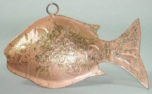 Fish Shaped Hanging Ornament