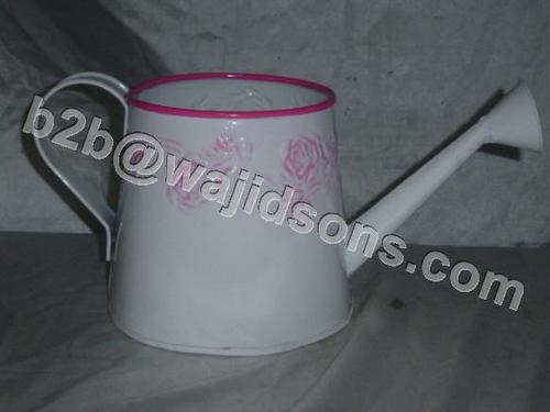 WATER CAN - Metal, 34x18x17 cm, Pink Rose | Attractive Design, Convenient Wire Handle, Durable, Lightweight, Standard Spout