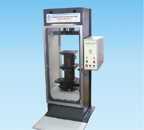 Computerized Servo Hydraulic  Compression  Testing