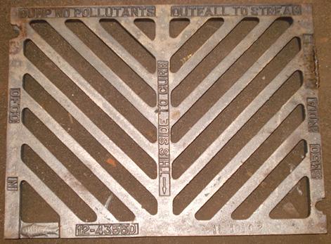 Cast Iron Gully Grating