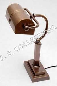 Oily Bronze Bunker Rect Base Desk Lamp