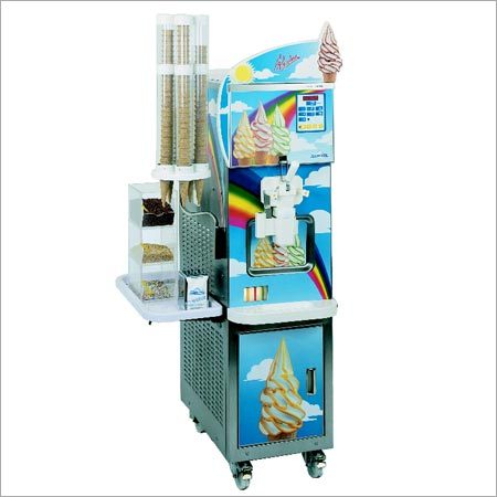 Softy Ice Cream Machine with ripple dispensing.