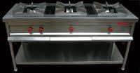 Three Gas Burner Cooking Range