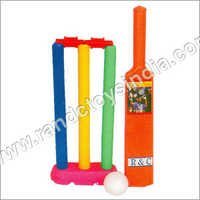Plastic Cricket Sets - High-grade Plastic, Lightweight Design, Attractive Multi-color Options | Perfect For Kids, Encourages Outdoor Play