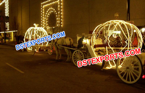 Wedding Lighted Cinderalla Carriages
