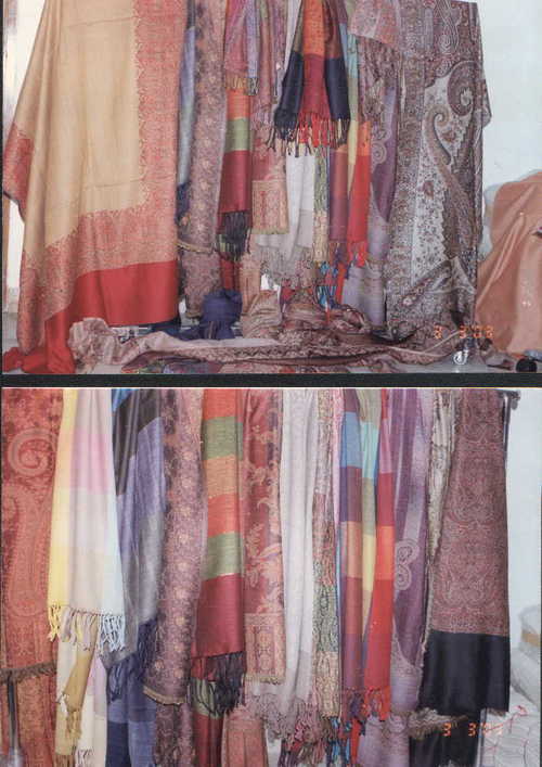 100% woollen jamawar shawls 