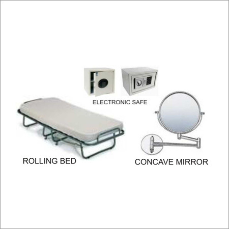 Bed, Mirror, Safes
