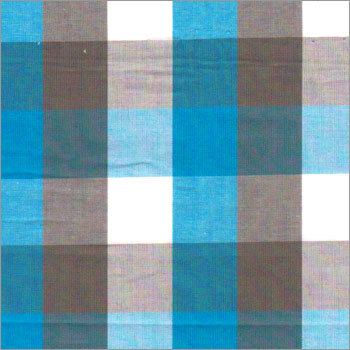100% Cotton Yarn Checked Fabric