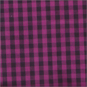 Cotton Yarn Checked Fabric
