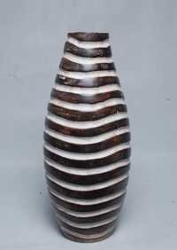 Carved Flower Vase - Height: 39.5  Centimeter (cm)