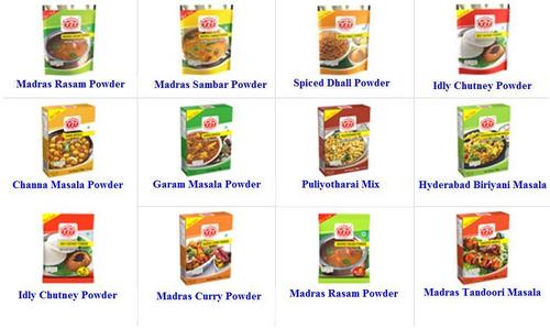 PICKLES, CONDIMENT POWDERS, INSTANT FOOD PASTES