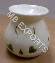 White Ceramic Fragrance Oil Burner