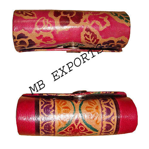 Green Shantiniketan Lipstick Case