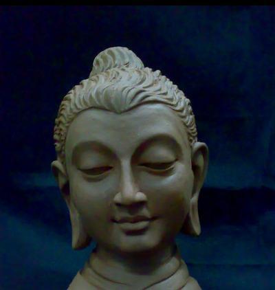 Marble Buddha Head