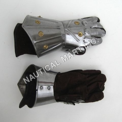 Armor Medieval Knight Crusader Spartan Gloves