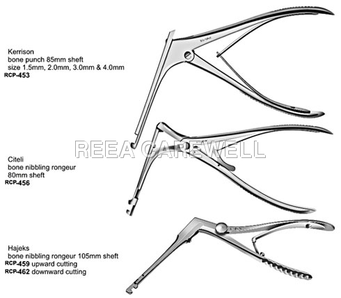 Bone Punch, Stainless Steel Surgical Instruments