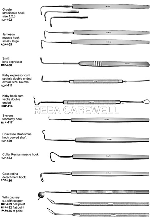Muscles Hooks Cautery - Stainless Steel, Variable Length, Ergonomic Handle | Precise Dissection, Tissue Manipulation, Cautery Function, Sterile Packaging