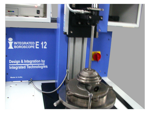 Measurin Boroscope for bearing housing-turbo charg