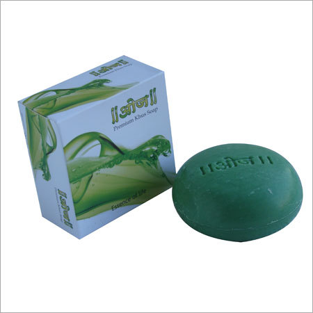 Khus Soap - 125g Green Round Soap | Mood Stabilizer, Confidence Boost, Skin Care, Beauty Revitalizing