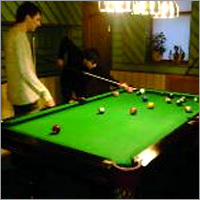 Billiard Table - Wood, 9ft x 5ft, Green | Space Saving, Multi-Function, Durable, Easy Assembly, Stylish Design