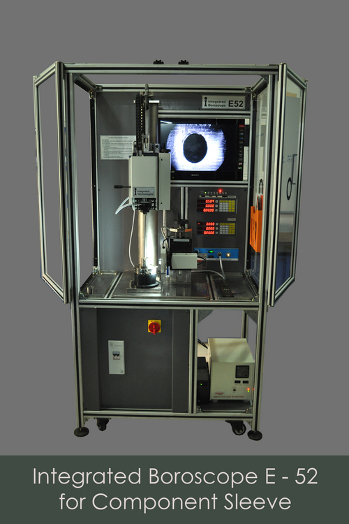 combined int-ext measuring boroscope for sleeve