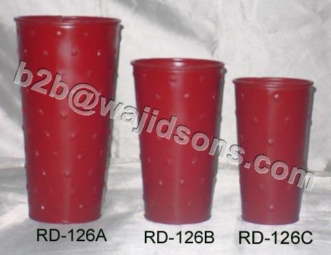 Red Vase Dots