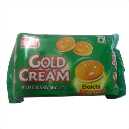 Gold Cream Elaichi Biscuits