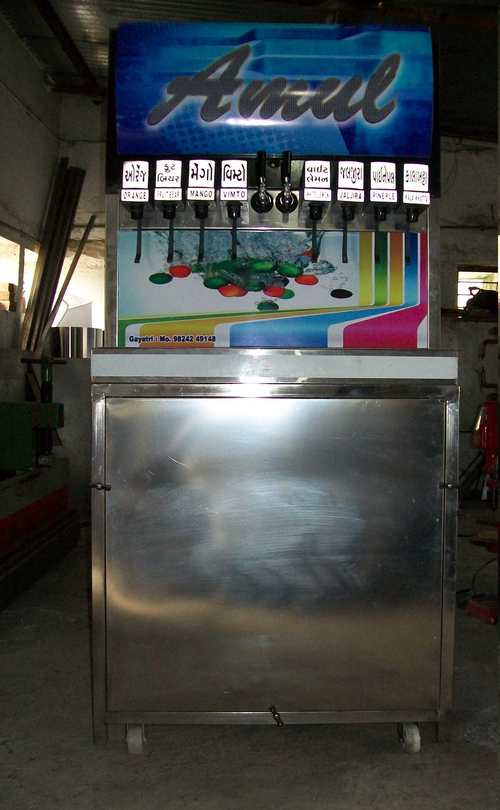 Soda Fountain Machine - Stainless Steel, 72x30x80 Inches, 220V | Easy Operation, Multiple Flavors, Fast Dispensing, Easy Cleaning