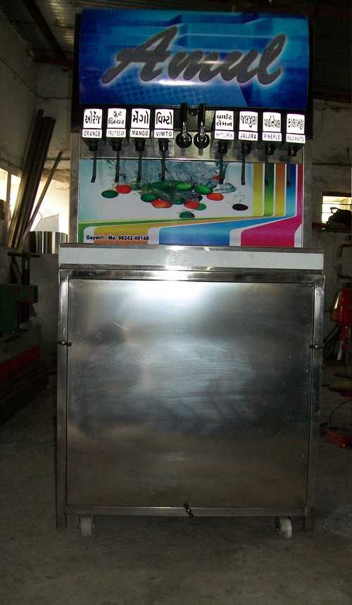 Soda Fountain Machine - Stainless Steel, High Capacity Design | Multiple Flavors, Efficient Cooling, Customizable Options, Space Saving