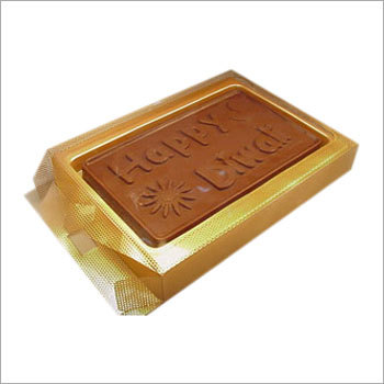 Greeting Box - Cardboard, Paper 10x5x2 cm, Gold | Elegant Design, Customizable Message, Durable Packaging