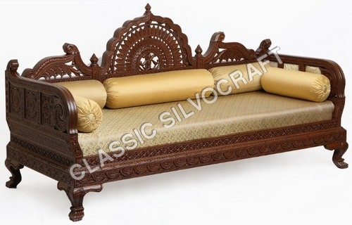 Carved furniture-Carved furniture sofa diwan