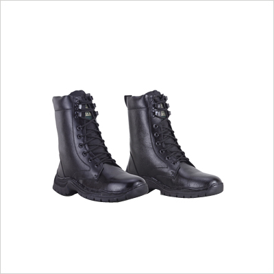 Black Cloth Army Boots