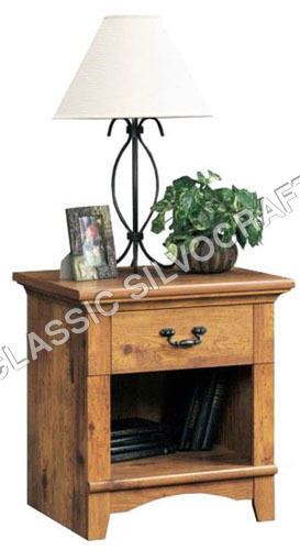 Sheesham Furniture-Wooden Stool with Drawer