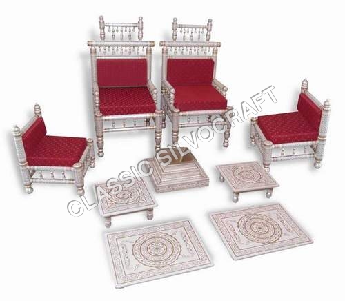 Sankheda furnitures - sankheda wedding chair set