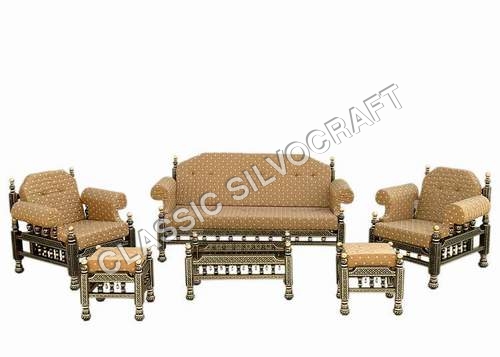 Sankheda Furnitures-Sankheda Sofa Set with Table