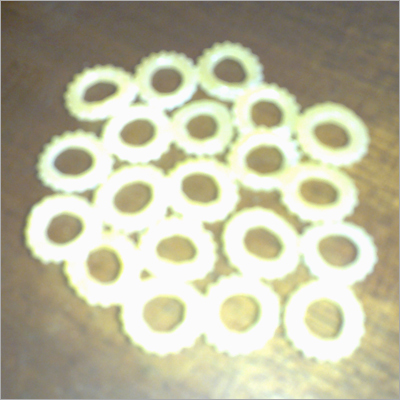 Gear Ring - Cereal Based, Gear Wheel Shape, Off-white | Ready-to-fry, Low Oil, Crispy, Crunchy Bite, Convenient