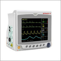 8.4 Patient Monitor - 8.4 Inch Color TFT Screen, Multi-Parameter with ECG, SpO2, NIBP | ST, Arrhythmia, HRV Analysis, Trend Data, LAN Connectivity, Rechargeable Battery
