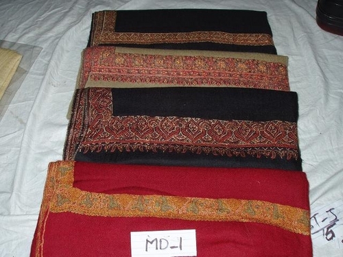 Pure Pashmina Kashmiri Jaal Embroidery Shawls