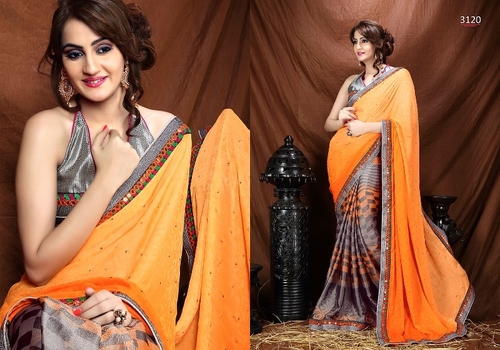 Stylish Fancy Sarees Manufacturer Surat India